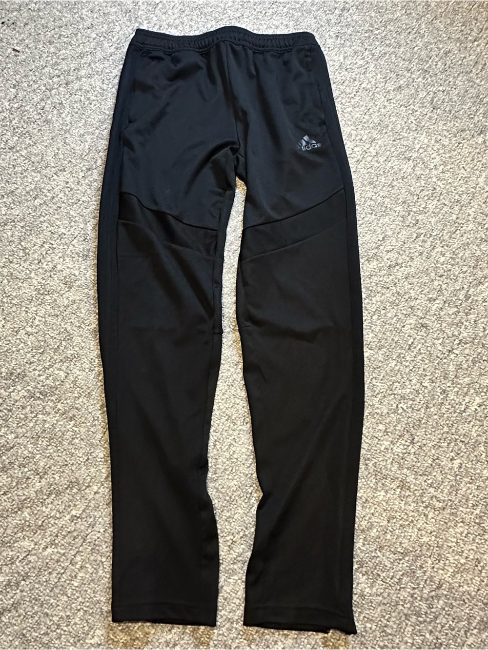 EUC Adidas Boy’s Black Athletic Track Pants—XL